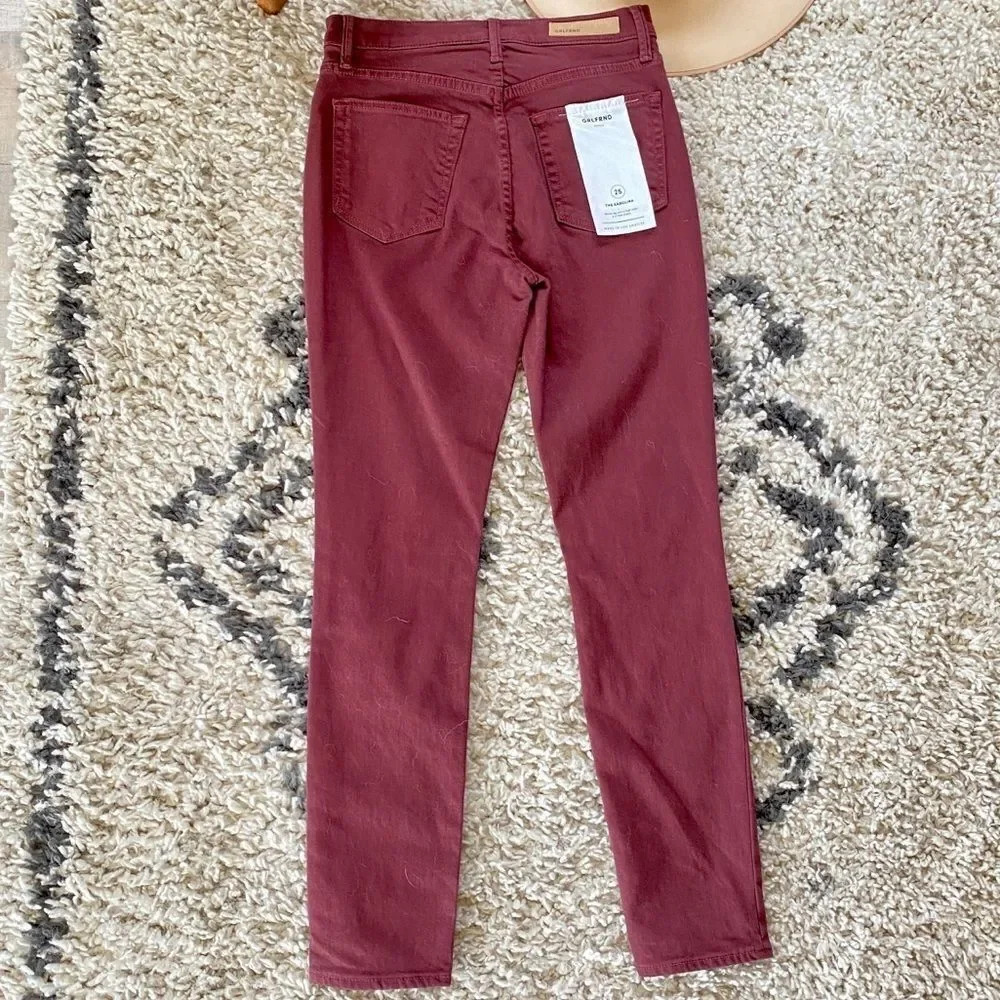 NEW GRLFRND Karolina High Rise Straight Leg Skinny Jean - Picture 10 of 11